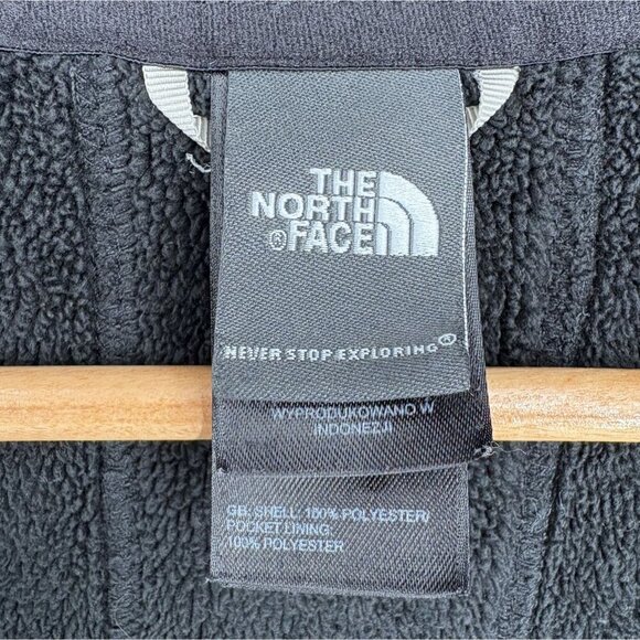 The North Face Womens Full-Zip Fleece Jacket Size S Black Outdoor Camping Hiking - Picture 5 of 11